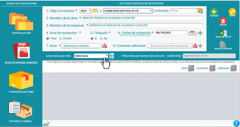 Software desarrollado en Java, utilizando la biblioteca gráfica Java Swing, JasperReports para la generación de reportes en PDF y la herramienta de gestión Maven. Está conectado a una base de datos MySQL.